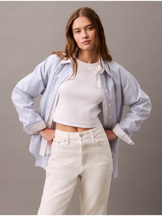 Playera-Calvin-Klein-Baby-Slim-Monologo-Mujer-Blanco