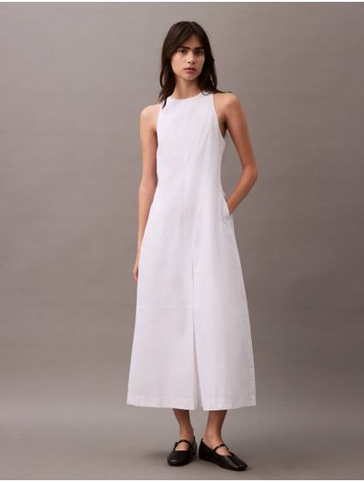 Vestido-Calvin-Klein-Midi-Mujer-Blanco
