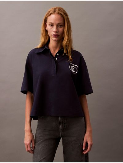 Polo-Calvin-Klein-Mujer-Rugby-Mujer-Azul