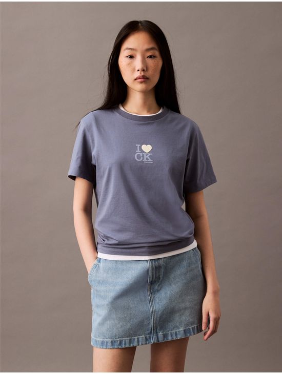 Playera-Calvin-Klein-Estampado-I-Love-Mujer-Azul