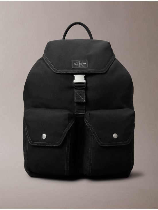Mochila-Calvin-Klein-Workwear-Flap-Hombre-Negro