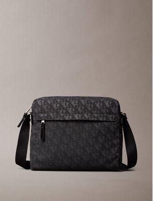 Bandolera-Calvin-Klein-Flight-Monograma-Mosaico-Hombre-Negro