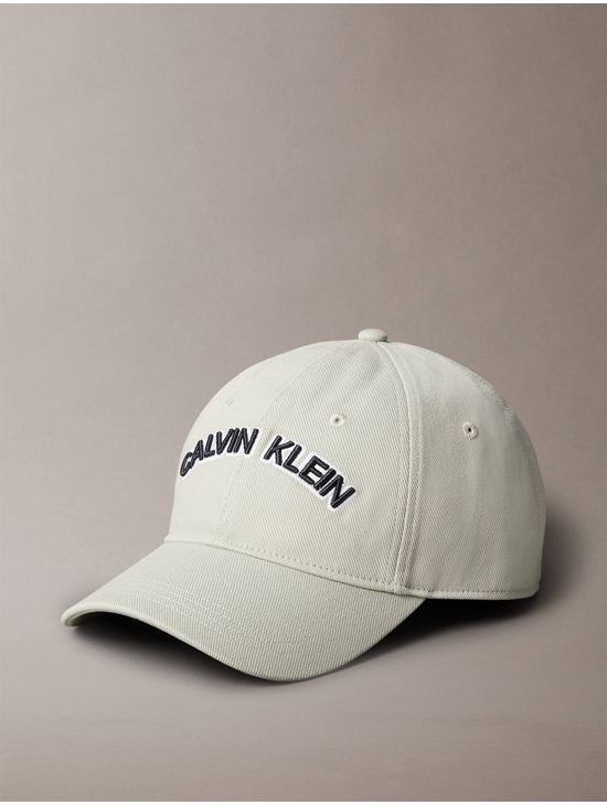 Gorra-Calvin-Klein-Logo-Gris
