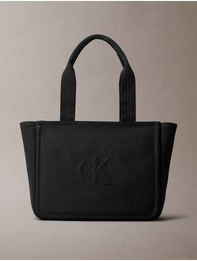 Tote-Calvin-Klein-Canvas-Monograma-Mujer-Negro