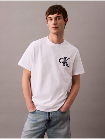 Playera-Calvin-Klein-Relaxed-Monograma-Hombre-Blanco