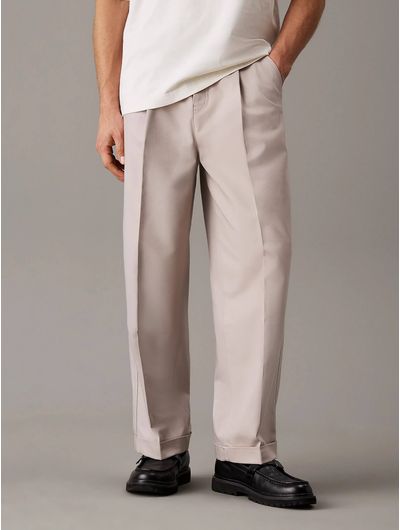 Pantalon-Calvin-Klein-Tailored-Hombre-Beige