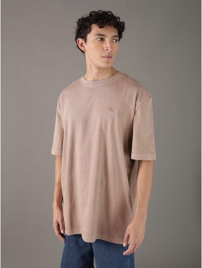 Playera-Calvin-Klein-con-Monograma-Hombre-Cafe