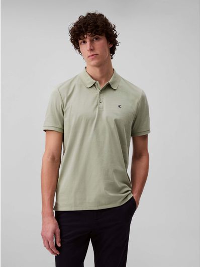 Polo-Calvin-Klein-Monograma-Hombre-Verde