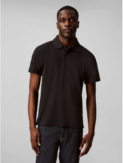 Polo-Calvin-Klein-Micro-Logo-Hombre-Negro