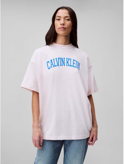 Playera-Calvin-Klein-Boxy-Varsity-Logo-Mujer-Blanco