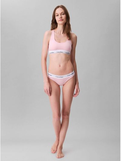 Bikini-Cavin-Klein-Icon-Cotton-Modal-Mujer-Rosa