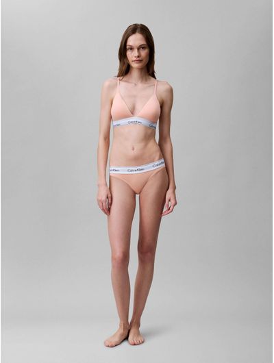 Bikini-Cavin-Klein-Icon-Cotton-Modal-Mujer-Rosa