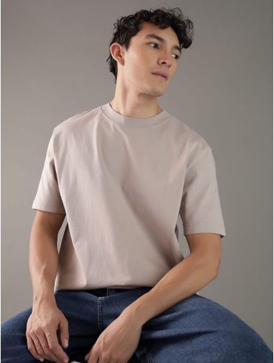 Playera-Calvin-Klein-con-Monograma-Hombre-Cafe