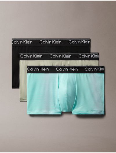 Trunks-Calvin-Klein-Micro-Stretch-Low-Rise-Pack-de-3-Hombre-Multicolor
