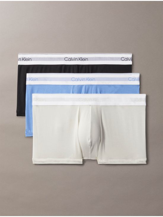 Trunks-Calvin-Klein-Modern-Cotton-Air-Low-Pack-de-3-Hombre-Multicolor