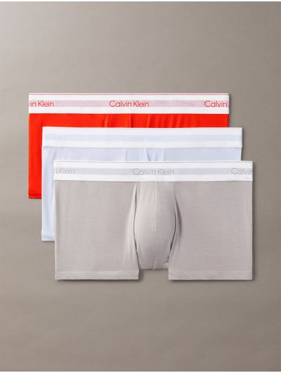 Trunks-Calvin-Klein-Modern-Cotton-Air-Low-Pack-de-3-Hombre-Multicolor