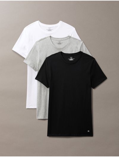 Playeras-Calvin-Klein-Cotton-Classics-Pack-de-3-Hombre-Multicolor