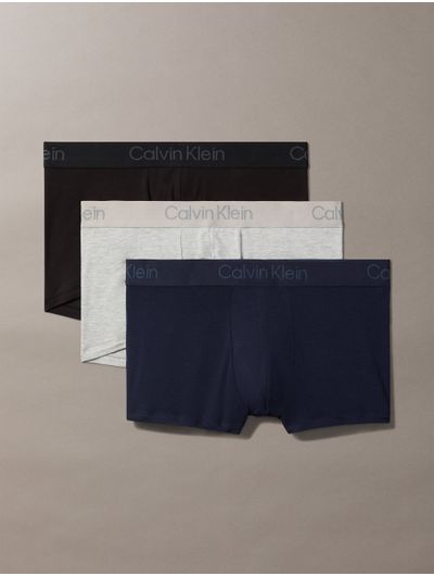 Trunks-Calvin-Klein-Ultra-Soft-Modal-Pack-de-3-Hombre-Multicolor