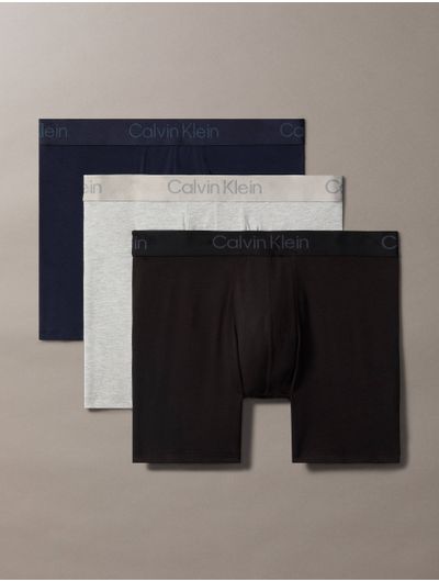 Boxers-Calvin-Klein-Ultra-Soft-Modal-Largos-Pack-de-3-Hombre-Multicolor