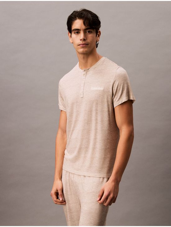 Playera-Calvin-Klein-de-Pijama-Logo-Botones-Hombre-Beige