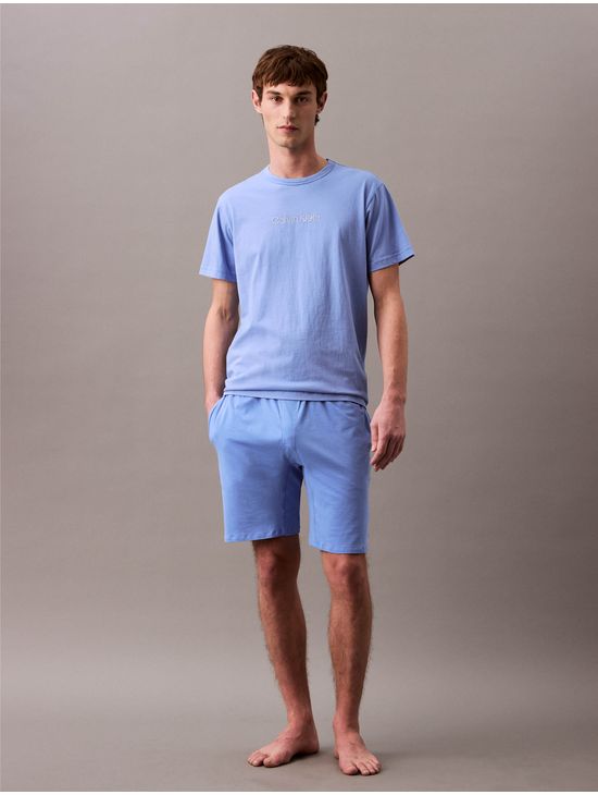 Short-Calvin-Klein-de-Pijama-Icon-Cotton-Stretch-Hombre-Azul