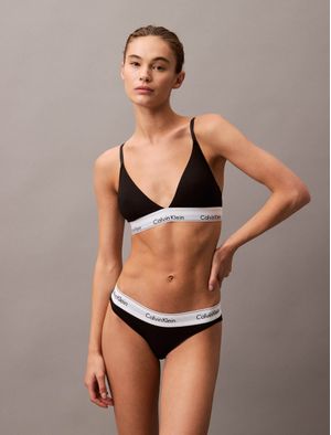 Brasier-Calvin-Klein-Modern-Cotton-Triangle-Mujer-Negro