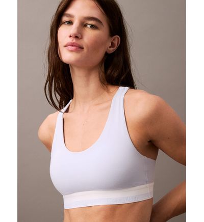 Bralette Calvin Klein Icon Modal Mesh Mujer Azul Claro Bras