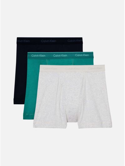 Boxers-Calvin-Klein-Cotton-Classics-Largos-Pack-de-3-Hombre-Multicolor