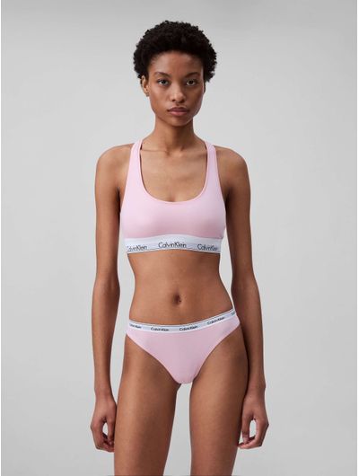 Tanga-Calvin-Klein-Icon-Logo-Mujer-Rosa