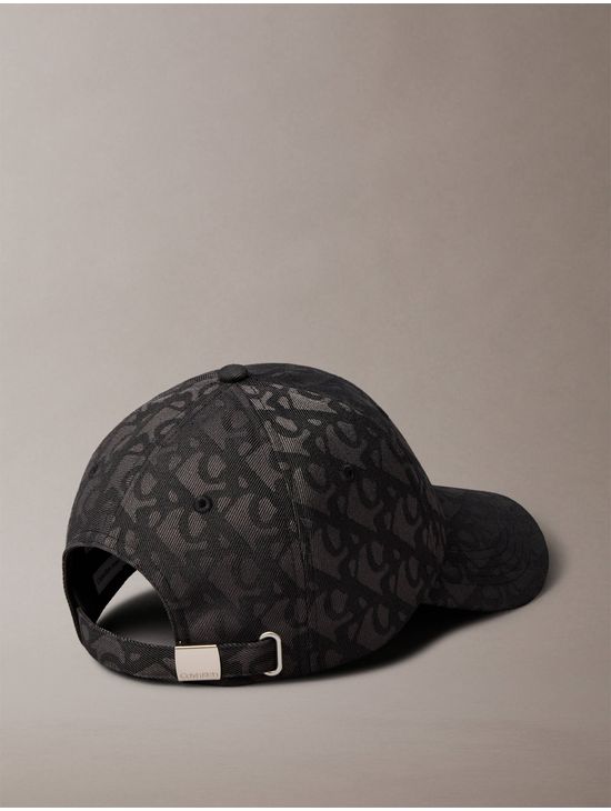 Gorra-Calvin-Klein-Monograma-Jacquard-Negro