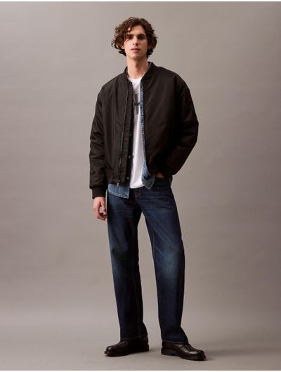 Chamarra-Calvin-Klein-Bomber-Hombre-Negro