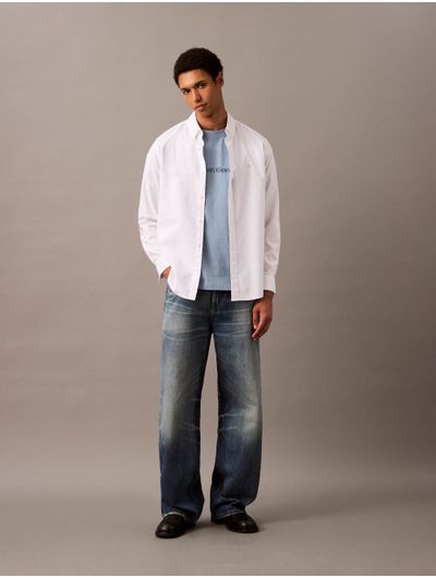 Playera-Calvin-Klein-Relaxed-Logotipo-Hombre-Azul