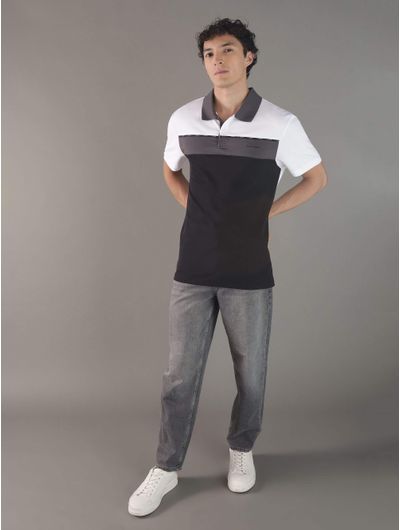 Polo-Calvin-Klein-con-Logo-Hombre-Multicolor