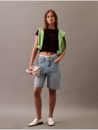 Playera-Calvin-Klein-Baby-Slim-Monologo-Mujer-Negro