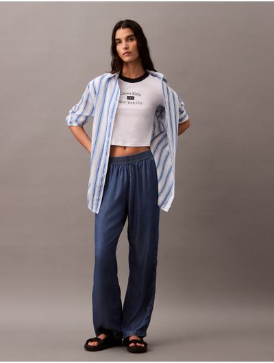Playera-Calvin-Klein-Cropped-Estampado-Mujer-Blanco