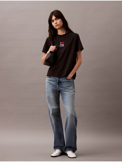 Playera-Calvin-Klein-Estampado-I-Love-Mujer-Negro