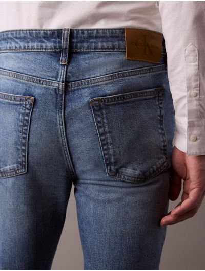Jeans-Calvin-Klein-Slim-Denim-Hombre-Azul