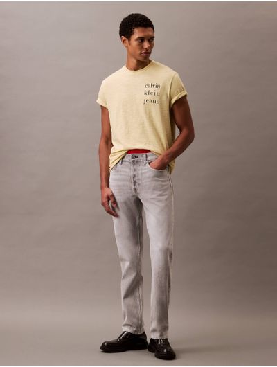 Playera-Calvin-Klein-Logo-Espalda-Hombre-Amarillo