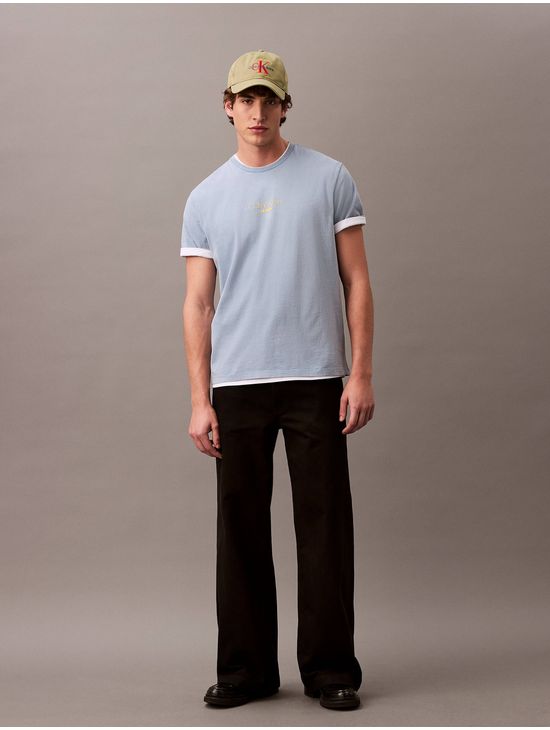 Playera-Calvin-Klein-Logo-Hombre-Azul