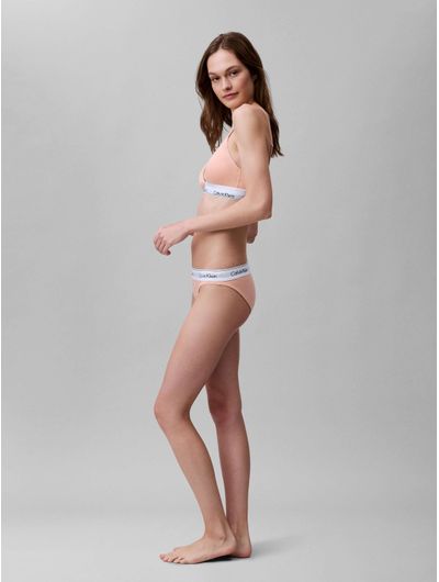 Bikini-Cavin-Klein-Icon-Cotton-Modal-Mujer-Rosa