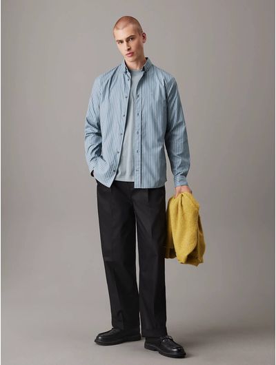 Pantalon-Calvin-Klein-Tailored-Hombre-Negro