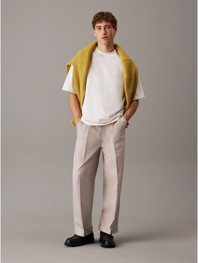 Pantalon-Calvin-Klein-Tailored-Hombre-Beige