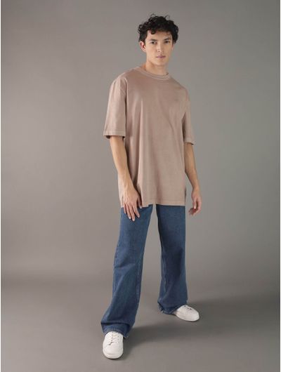 Playera-Calvin-Klein-con-Monograma-Hombre-Cafe