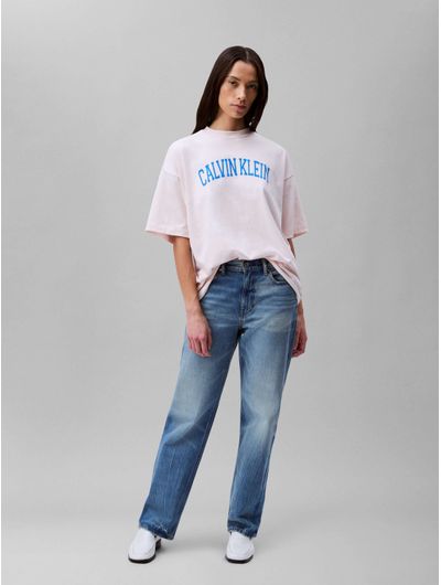 Playera-Calvin-Klein-Boxy-Varsity-Logo-Mujer-Blanco