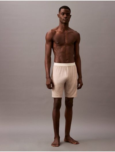 Short-Calvin-Klein-de-Pijama-Hombre-Beige