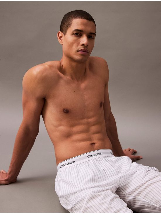 Pantalon-Calvin-Klein-de-Pijama-Hombre-Blanco
