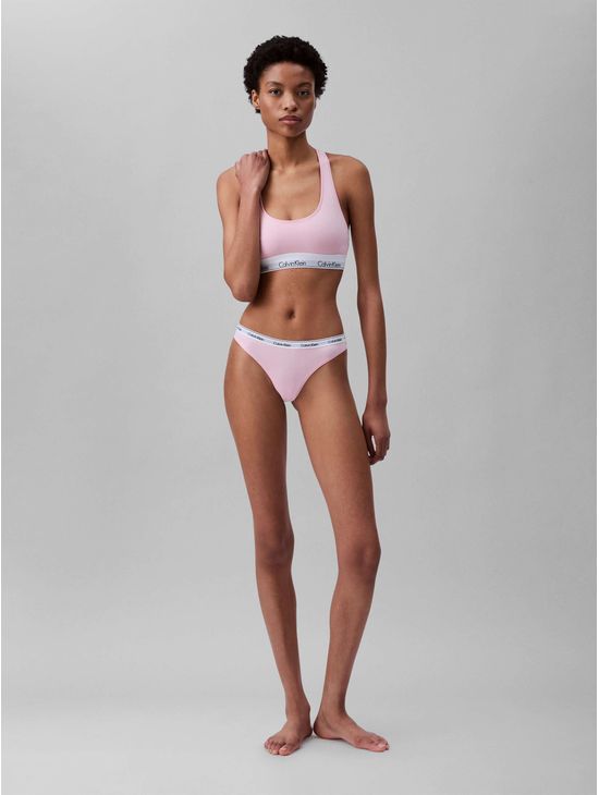 Tanga-Calvin-Klein-Icon-Logo-Mujer-Rosa