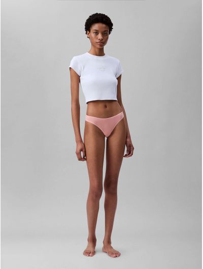 Tanga-Calvin-Klein-Ideal-Cotton-Logo-Mujer-Rosa