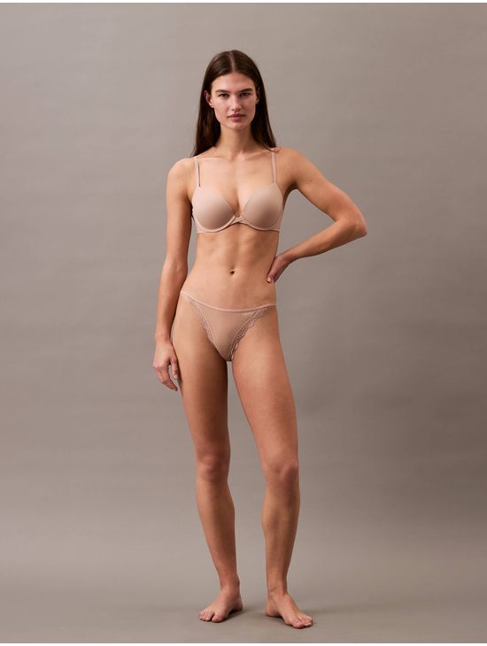 Brasier-Calvin-Klein-Perfectly-Fit-Push-Up-Mujer-Beige