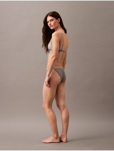 Bikini-Calvin-Klein-Black-Geo-Lace-Mujer-Gris